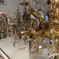 فروش لوستر ۸شاخه برنجی