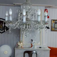 لوستر کریستال چک.|لوستر و چراغ آویز|تهران, خواجه نظام الملک|دیوار