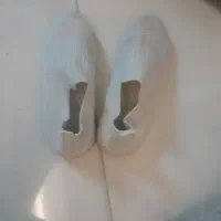 کفش جورابی سفید سایز ۳۴