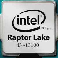 cpu intel core i3 13100 raptor پردازنده سی پی یو