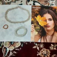 گردنبند و دستبند و انگشتر زیبای دخترانه|بدلیجات|صفادشت, |دیوار