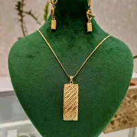 پلاک و زنجیر طلا - شکسته