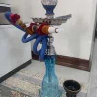 قلیان تنه برنج نقره نو