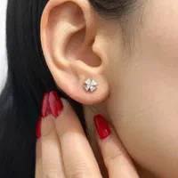 گوشواره نقره حلقه در تنوع بالا نقره سازی رضازاده|بدلیجات|تبریز, |دیوار