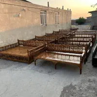 تخت سنتی ابزار خورده بدون واسطه|مبلمان خانگی و میز عسلی|کرج, پیشاهنگی|دیوار