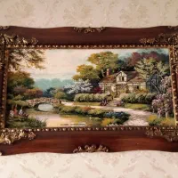 تابلو فرش چوبی