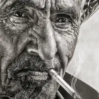 نقاشی سیاه قلم|تابلو، نقاشی، عکس|نهاوند, |دیوار