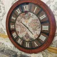 ساعت دیواری  تمام چوب