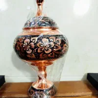 ظروف مسی شکلات خوری قندان گلدان جهیزیه|صنایع دستی و سایر لوازم تزئینی|تهران, امیریه|دیوار