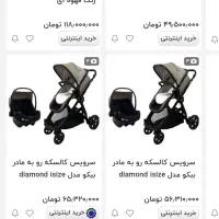 کالسکه ببکو مناسب سیسمونی|کالسکه و لوازم جانبی|کرج, آتشگاه|دیوار