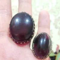 دوتا انگشتر عقیق با عیار بالا نقره|بدلیجات|سوسنگرد, |دیوار