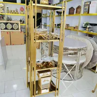 بوفه فلزی فورتیک چهار طبقه پیانومربع|بوفه، ویترین، کنسول|آفتاب, |دیوار