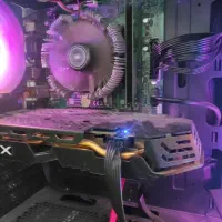 rx 580 تمیز با کارتون