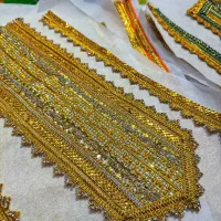 لباس بندری یقه و سراستین