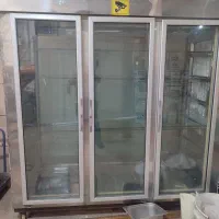 یخچال استیل ایستاده دومتری
