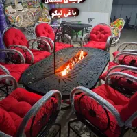 آتشدان/مدل بیضی/دو منظوره هم گازی هم ذغالی