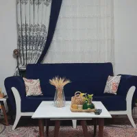 پرده پذیرایی نو کاملا سالم و تمیز