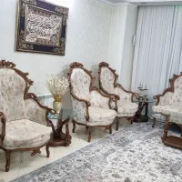 مبل ۹ نفره ب همراه میز ناهار خوری چوب راش|مبلمان خانگی و میز عسلی|اسلامشهر, شهرک مهدیه|دیوار