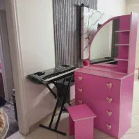 دراور 4 کشو دستگیره قلبی+میز آرایش|جاکفشی، کمد، دراور|تهران, گلستان (شهرک راه آهن)|دیوار