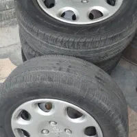 ۴عدد رینگ و لاستیک با قالپاق