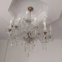 لوستر ۱۵ شاخه (لامپ شمعی)