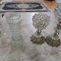 ۲تاجاشمعی و ۲تاگلدان کوچک