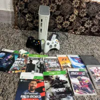 ایکس باکس ۳۶۰ همراه با دو دسته و بازی ، خورموج