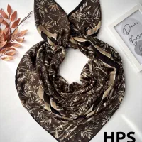 روسری پاییزه HPS در طرح و رنگهای جذاب|لباس|بم, |دیوار