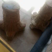 سر ستون قاجاری قدیمی|کلکسیون اشیاء عتیقه|قم, نیروگاه|دیوار