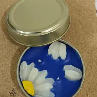 شمع بابونه قوطی|صنایع دستی و سایر لوازم تزئینی|تهران, بهداشت|دیوار