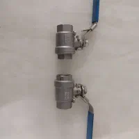 شیر گازی یک دوم اینچ استنلس استیل ۳۱۶