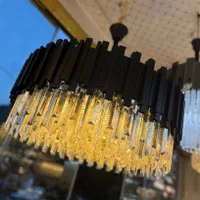 لوستر کریستال مدرن 60 سانت طرح اسپانیایی|لوستر و چراغ آویز|تهران, نیروی هوایی (پیروزی)|دیوار