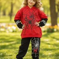 هودی شلوار عنکبوتی