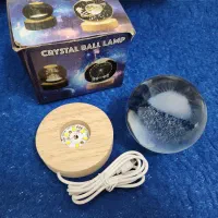 چراغ خواب گوی کریستالی طرح ابر قطر ۸ سانت