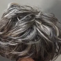 کلاه گیس موی کوتاه مدل مش کرده