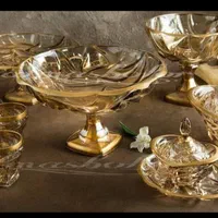 سرویس پذیرایی ۲۵پارچه بوگاتی لب طلا
