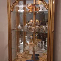 بوفه طلایی تمام چوب