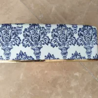 جای دستمال کاغذی چینی طرح داماس|ظروف سرو و پذیرایی|تهران, ستارخان|دیوار