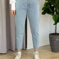 شلوار لی مام فیت