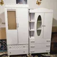 2 عدد کمد و دراور لباس نو