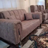 مبلمان 9نفره ی طوسی نو در حد جهاز|مبلمان خانگی و میز عسلی|خرم‌آباد, |دیوار