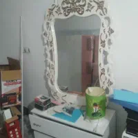 آینه کنسول چوب دوکشوبزرگ