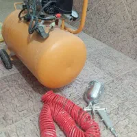 پمپ باد و پیستوله رنگ ،شلنگ