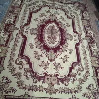 روفرشی ۶ متری دو رویه کرم و زرشکی