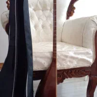 تنبور دو مهر استاد مفتاحی، مناسب مبتدی ، ۲ تکه|سازهای سنتی|رشت, لاکان|دیوار