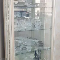 ویترین دکور بوفه چوب در حدنو