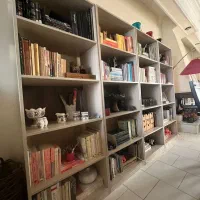 کتابخانه ۴ تیکه mdf ۱۸۰×۲۴۰ بسیار تمیز