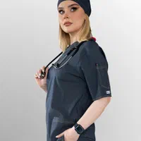 اسکراب روپوش پزشکی پرستاری برند Medora طرح جین|لباس|تبریز, |دیوار
