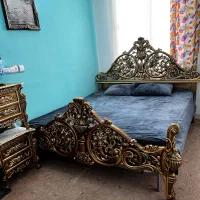 تخت دو نفره منبت کاری