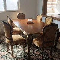 میز ناهار خوری ۸ نفره|میز و صندلی غذاخوری|رشت, نیروی دریایی|دیوار